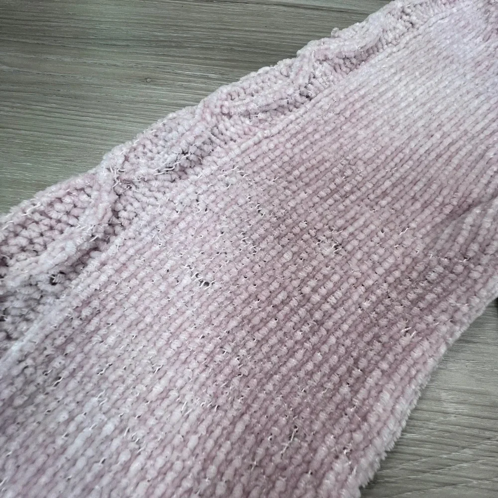 Jessica‎ Simpson M Knit Sweater Top Pink coquette cottagecore preppy boho Y2K